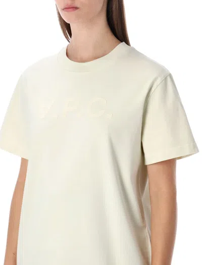 Apc A.p.c. Standard Grand Vpc Cotton T-shirt In White