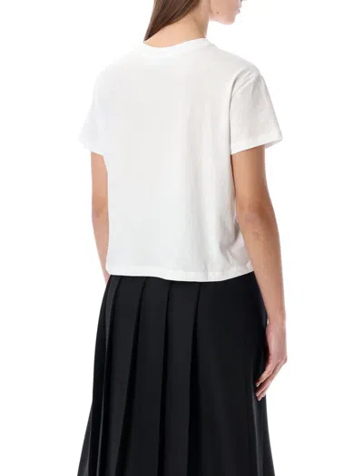 Apc A.p.c. Rue Madame Heavy Cotton Boxy T-shirt In White