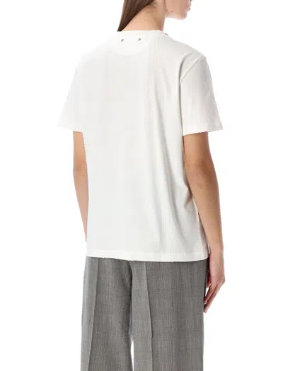 Golden Goose Crystal Crew Neck T-shirt In White