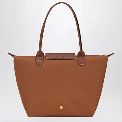 Longchamp Cognac-coloured Le Pliage Original M Bag In Brown