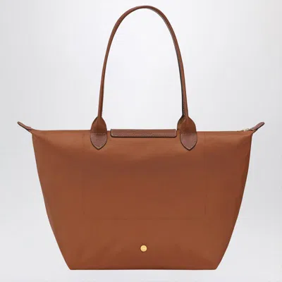 Longchamp Cognac-coloured Le Pliage Original M Bag In Brown