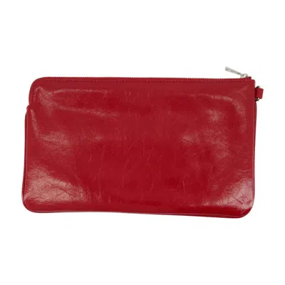 Zadig & Voltaire Angel Leather Wallet In Burgundy