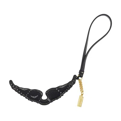 Zadig & Voltaire Zadig&voltaire Z-wings Keychain In Black