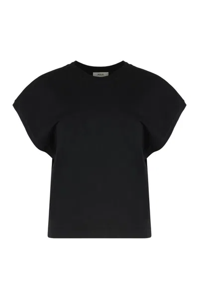 Agolde T-shirt Meg Tee In Cotton In Black