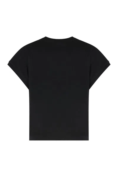Agolde T-shirt Meg Tee In Cotton In Black