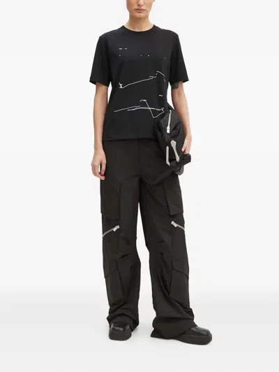 Heliot Emil Graphic-print Short-sleeve T-shirt In Black