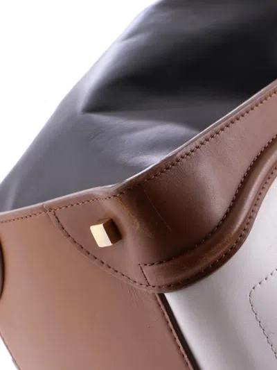 Pre-owned Celine Tricolor Luggage Bag Leather Mini Tote Bag