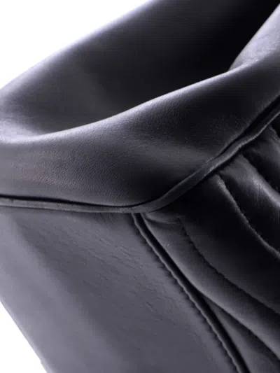 Pre-owned Louis Vuitton New Wave Chain Tote Quilted Leather Shoulder Bag In Black