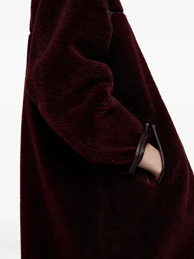 Bimba Y Lola Buttoned Trim Coat In Red