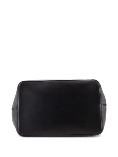 Pre-owned Louis Vuitton Neonoe Handbag Love Lock Epi Leather Bucket Bag In Black