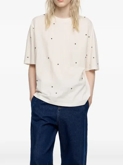 Bimba Y Lola Stud T-shirt In Multi