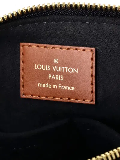 Pre-owned Louis Vuitton V Monogram Canvas And Leather Bb Tote Bag In Black