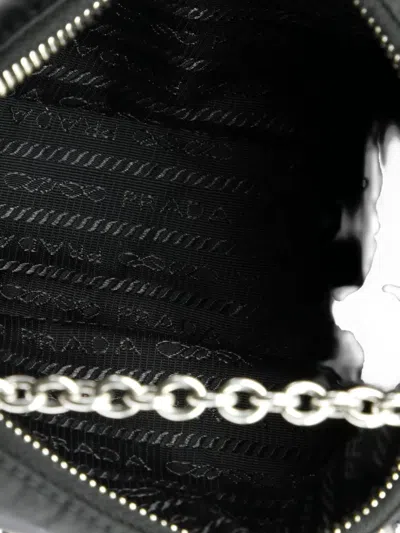 Pre-owned Prada Re-edition 2005 Shoulder Bag Tessuto Small Crossbody Bag In Black