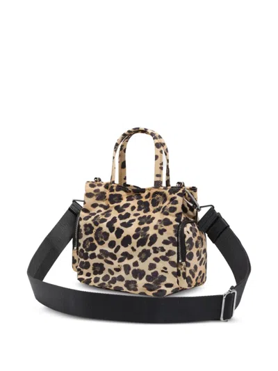 Bimba Y Lola Leopard-pattern Zip-fastening Mini Bag In Animal Print