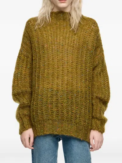 Bimba Y Lola Turtleneck Sweater In Brown