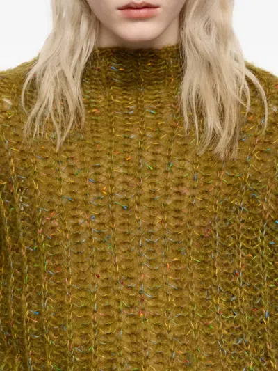 Bimba Y Lola Turtleneck Sweater In Brown