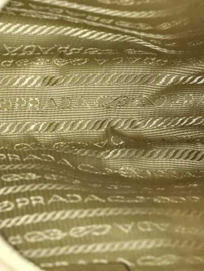 Pre-owned Prada Re-edition 2005 Shoulder Bag Tessuto Small Crossbody Bag In Neutral