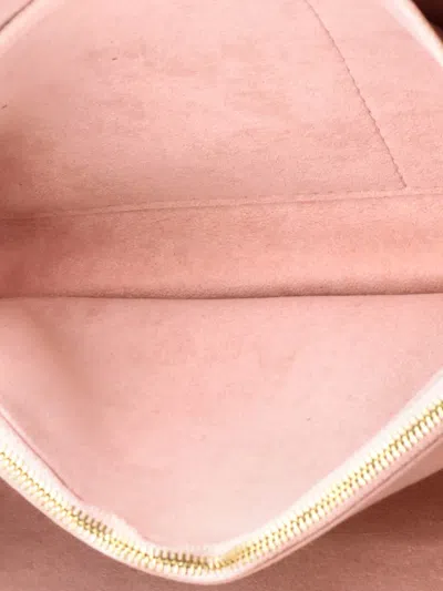 Pre-owned Louis Vuitton Clapton Handbag Damier And Leather Pm Crossbody Bag In Brown