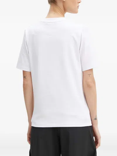 Heliot Emil Graphic-print Short-sleeve T-shirt In White
