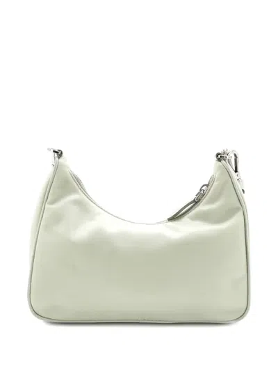 Pre-owned Prada Re-edition 2005 Shoulder Bag Tessuto Small Crossbody Bag In Green