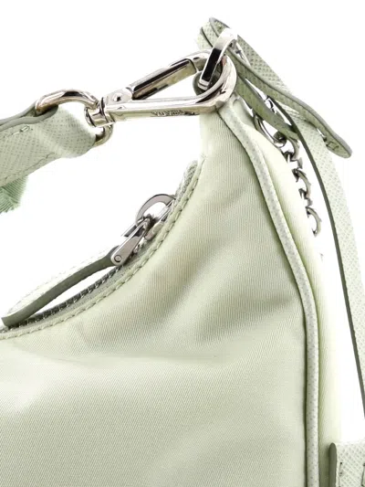 Pre-owned Prada Re-edition 2005 Shoulder Bag Tessuto Small Crossbody Bag In Green