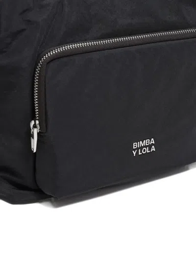 Bimba Y Lola Top-handle Zip-fastening Tote Bag In Black