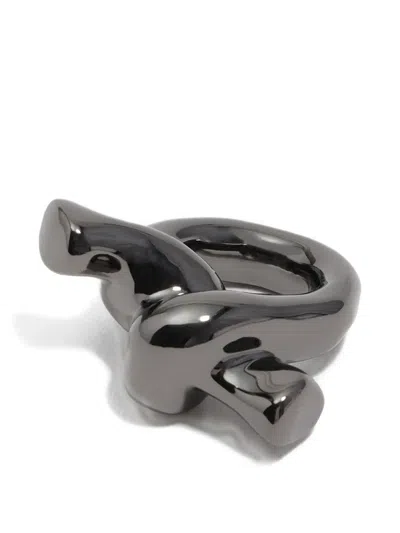 Bimba Y Lola Patterned Knot Keyring In Multi