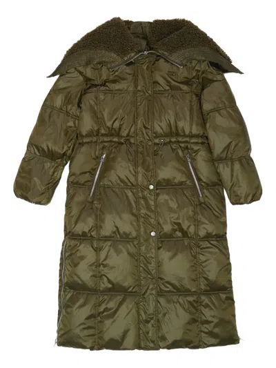 Bimba Y Lola Padded Coat In Green