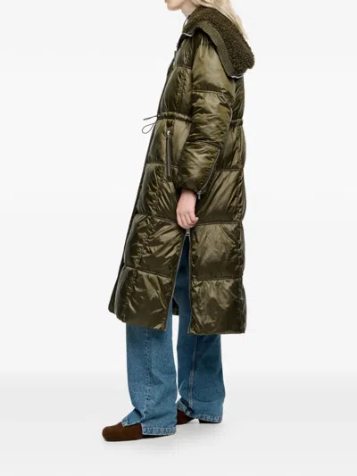 Bimba Y Lola Padded Coat In Green