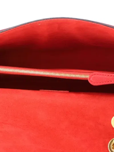 Pre-owned Louis Vuitton Victoire Handbag Monogram Canvas And Leather Shoulder Bag In Brown