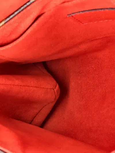 Pre-owned Louis Vuitton Locky Handbag Monogram Canvas With Leather Bb Satchel In Brown