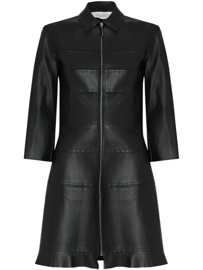 Gloria Coelho Leather Jacket In Black