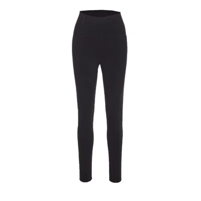 Alaïa Alaia Women Rib Leggings In Black