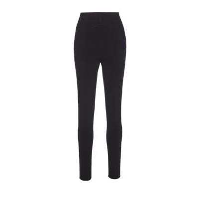 Alaïa Alaia Women Rib Leggings In Black
