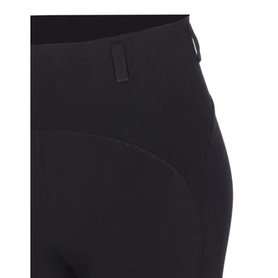 Alaïa Alaia Women Rib Leggings In Black