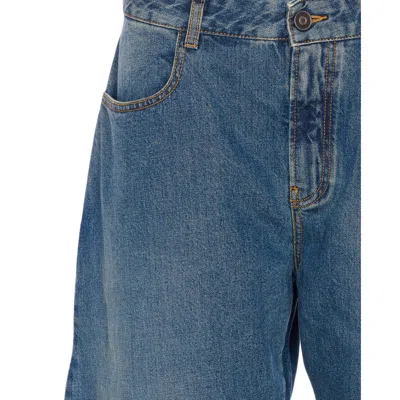 Alaïa Alaia Women Round Low-waist Jeans In Blue