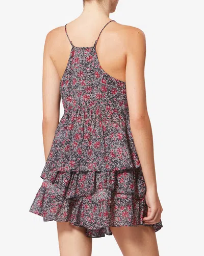 Isabel Marant Étoile Lirhetta Ruffled Top In Red