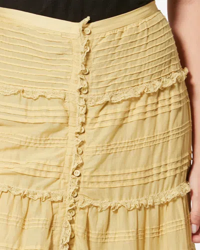 Isabel Marant Étoile Paoline Tiered Maxi Skirt In Neutral