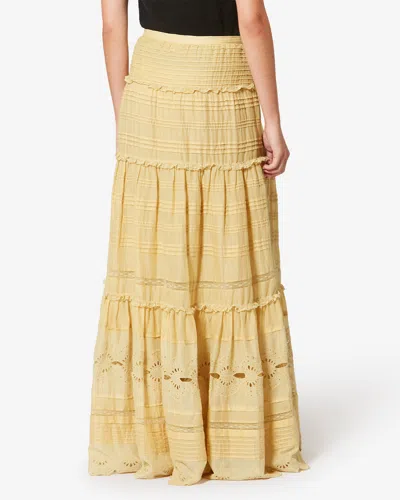 Isabel Marant Étoile Paoline Tiered Maxi Skirt In Neutral