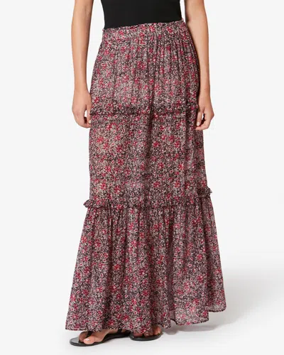 Isabel Marant Étoile Volomia Ruffled Maxi Skirt In Red