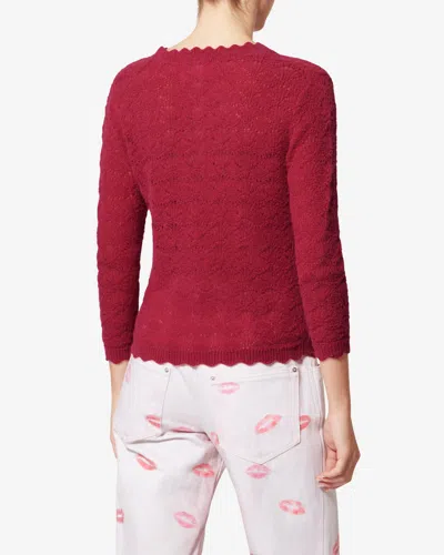 Isabel Marant Étoile Pullover Leonette In Red