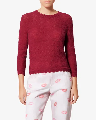 Isabel Marant Étoile Pullover Leonette In Red