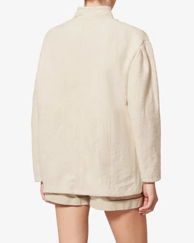 Isabel Marant Étoile Uadie Coat In Neutral
