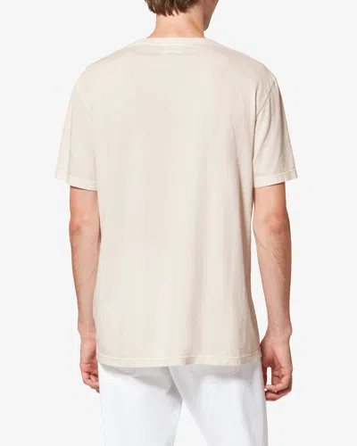 Isabel Marant Honore Graphic-print T-shirt In Sand