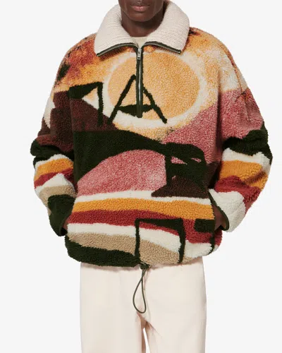 Isabel Marant Marley Zip-up Jacket In Multi