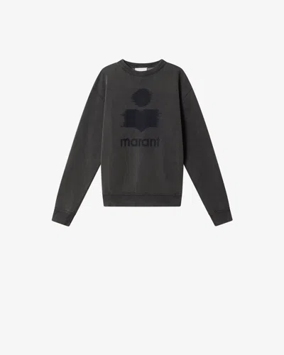 Isabel Marant Mikoy Logo-print Sweatshirt In Gray