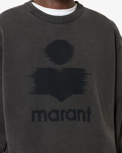 Isabel Marant Mikoy Logo-print Sweatshirt In Gray
