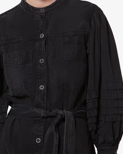 Isabel Marant Étoile Moe Ruffle-details Mini Dress In Black