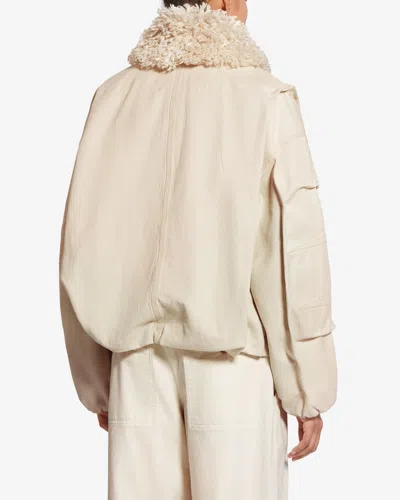 Isabel Marant Charone Jacket In Neutral