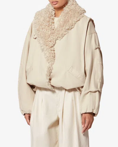 Isabel Marant Charone Jacket In Neutral